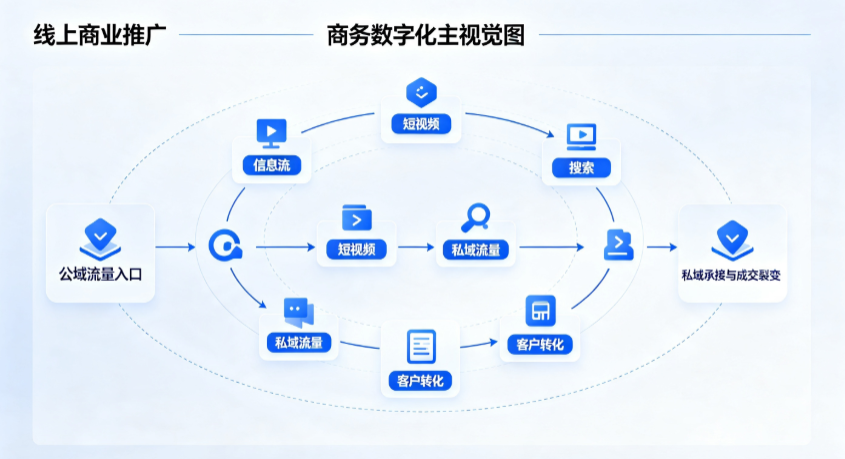 额济纳旗线上商业推广怎么做？全域流量闭环搭建与低成本转化实战指南